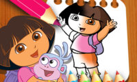 Dora the Explorer the Coloring Book