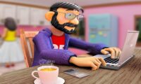 Virtual Work online From Home Simulator